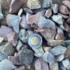 2.2lbs Natural River Decorative Rocks, 1 1/4" Cush Rainbow Rock, Decorative Stone Pebbles - Ideal for Aquariums, Indoor Plants, Succulents, and Cactus Bonsai Plants (DH1617)