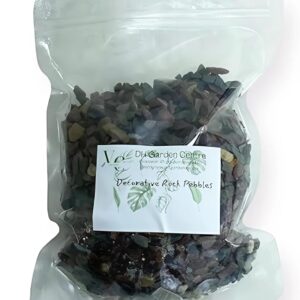 2.2lbs Natural Riverk Decorative Rocks, Decorative Stone Pebbles - Ideal for Aquariums, Indoor Plants, Succulents, and Cactus Bonsai Plants (2311)